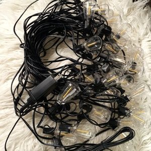 Waterproof dimmable LED outdoor fairy lights st38 patio decor Bulbs